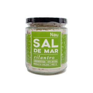 Sal de mar cilantro Nau Sabores 400 g