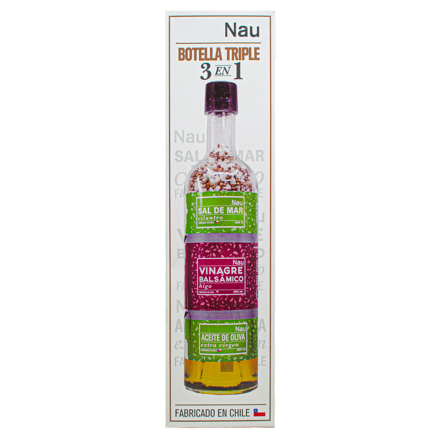 botella triple NAU sal cilantro